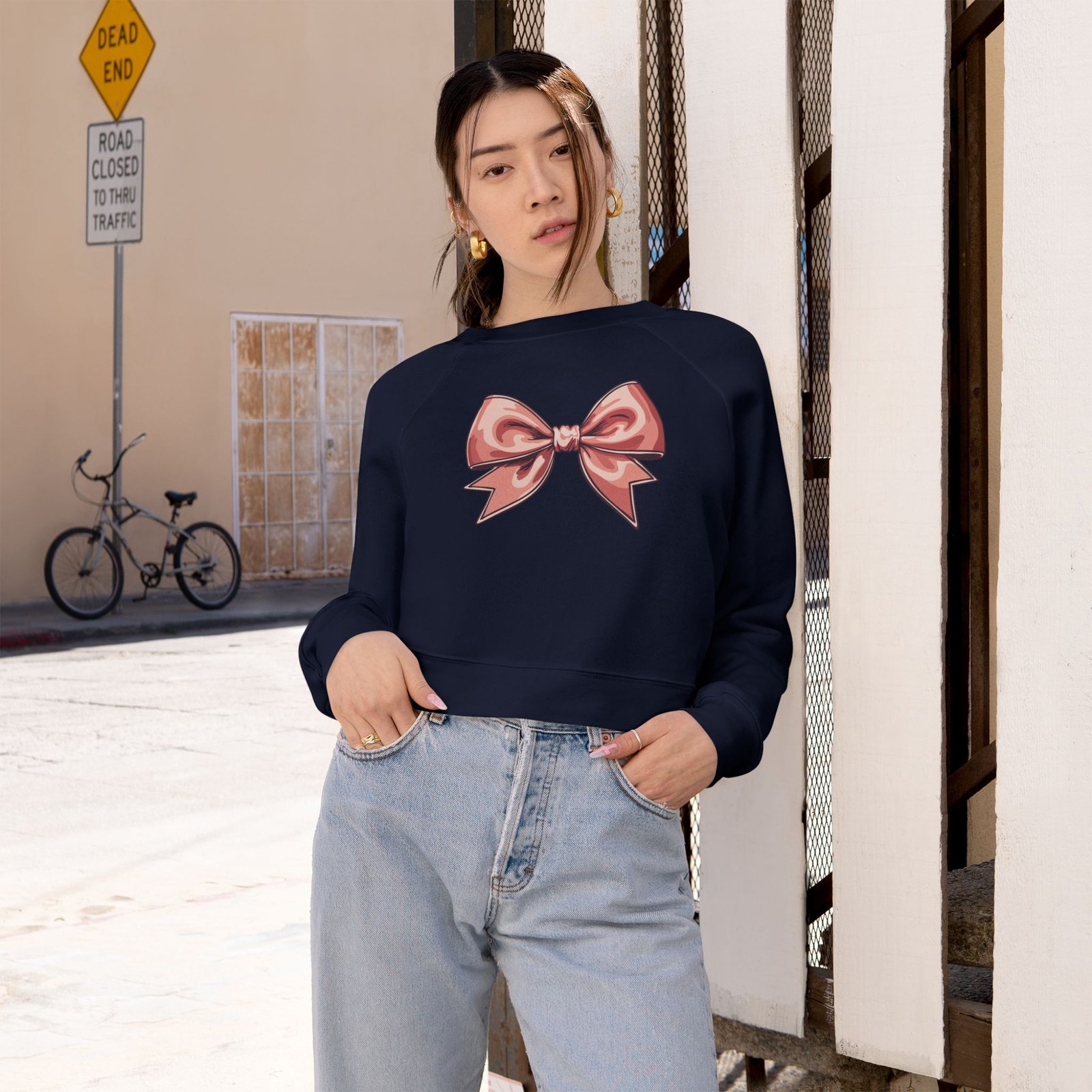 Cute Bow Sweatshirt