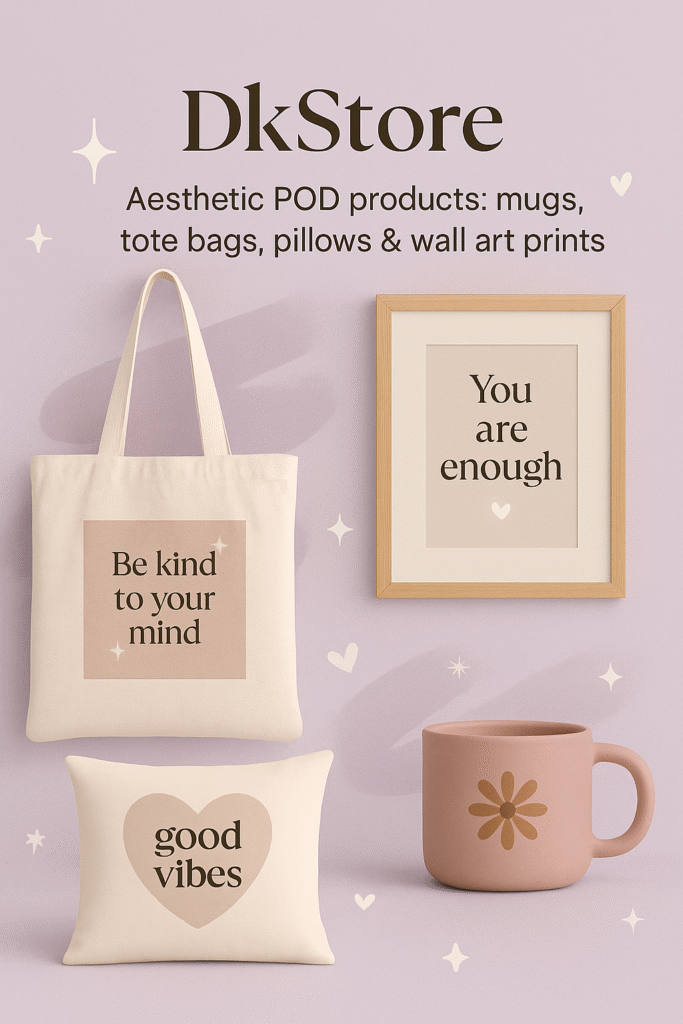 Aesthetic Digital and POD Products