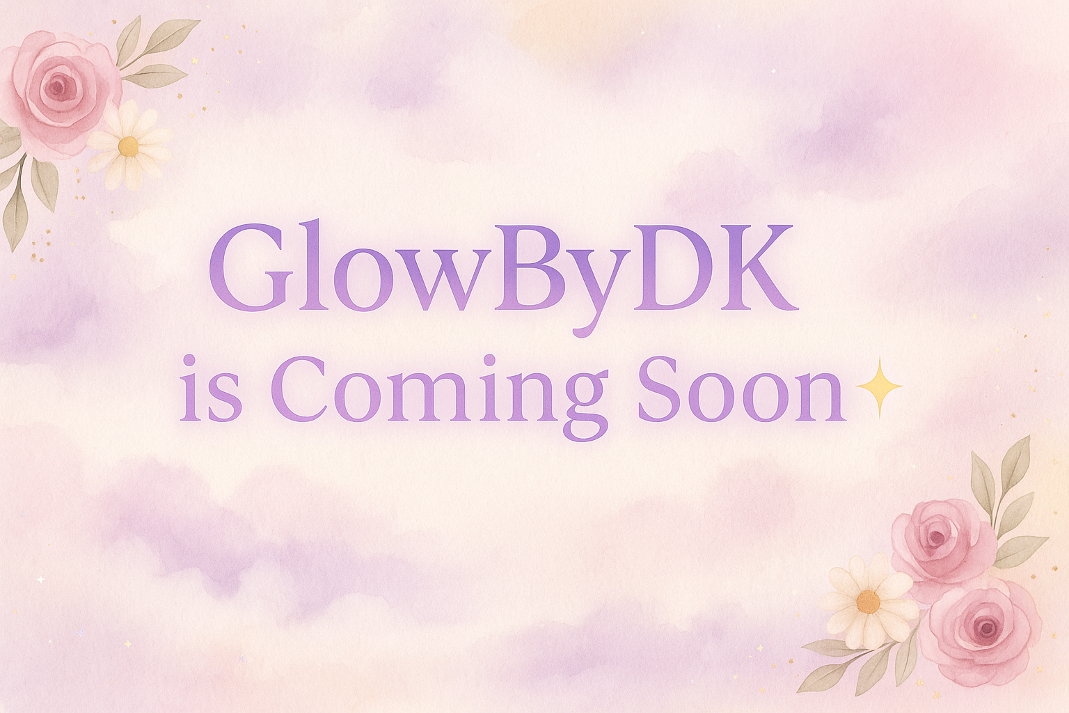 GlowByDK Coming Soon Banner
