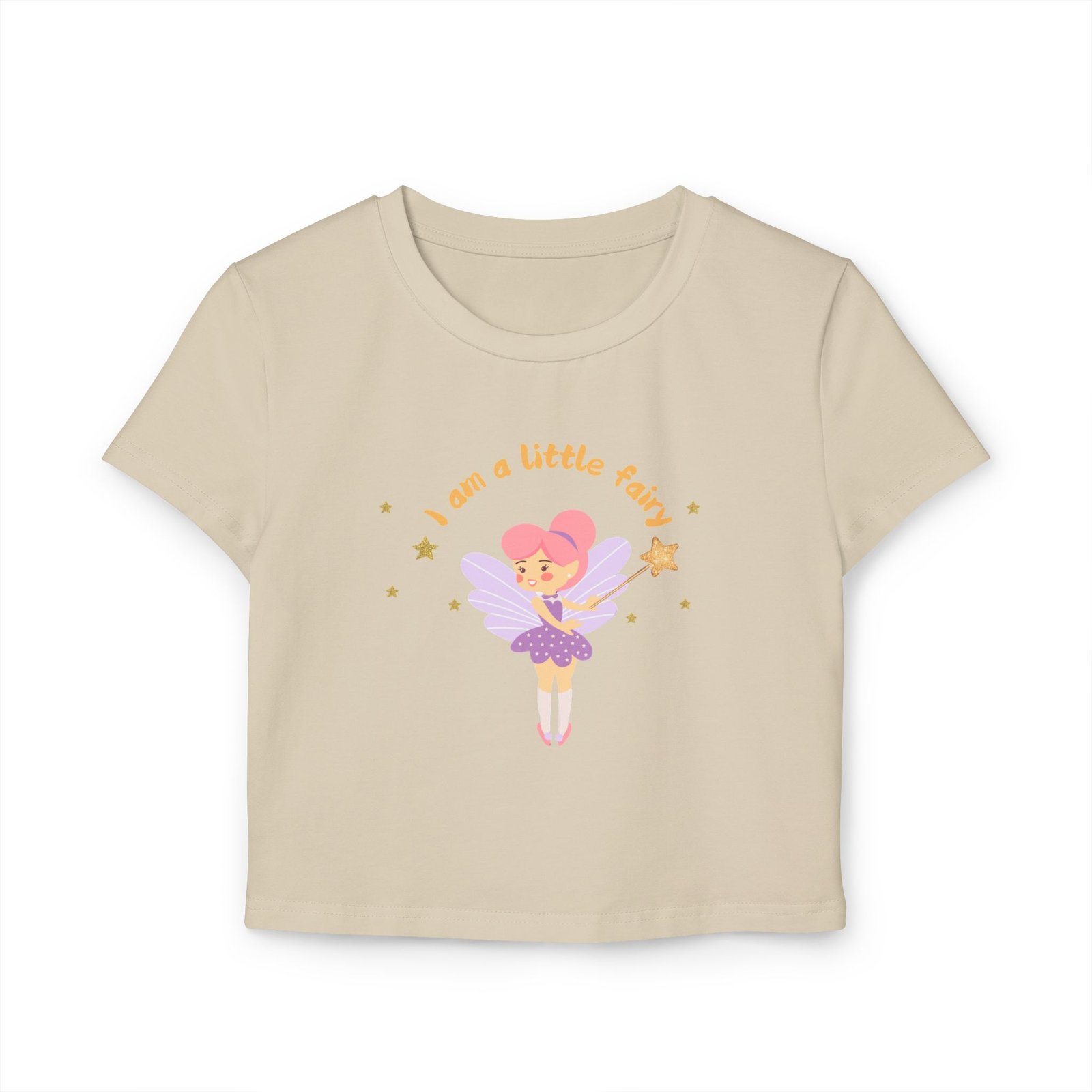 Organic Cotton Baby Tee - Slim Fit, Mid-Length Cut, Sustainable, Everyday Wear, Women's Tee