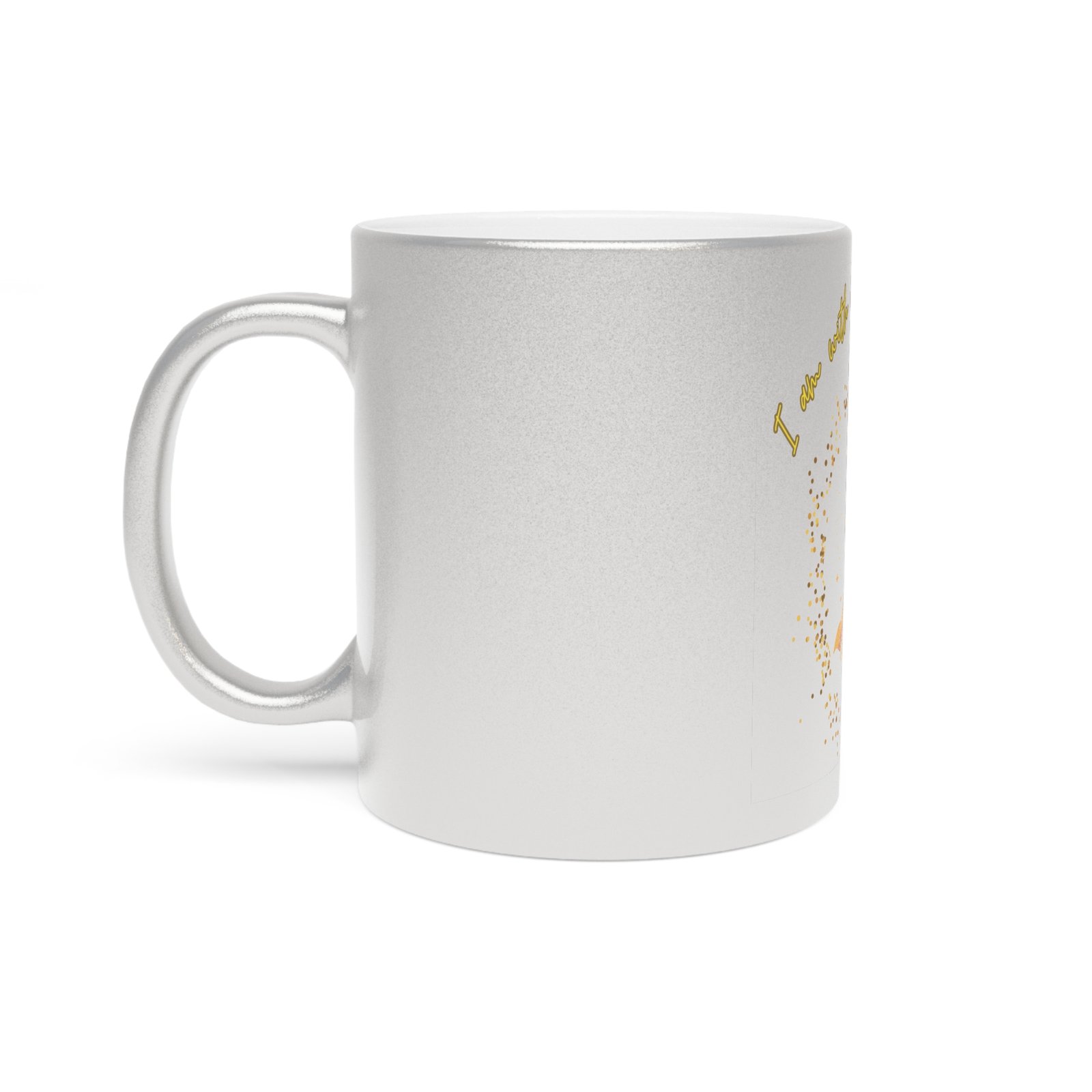Metallic Coffee Mug (SilverGold), Gold or Silver Metallic Finish for a Luxe Look, Perfect for Gifting or Personal Use, Ceramic Mugs with Stunning Metallic Coating, Add Elegance to Every Sip