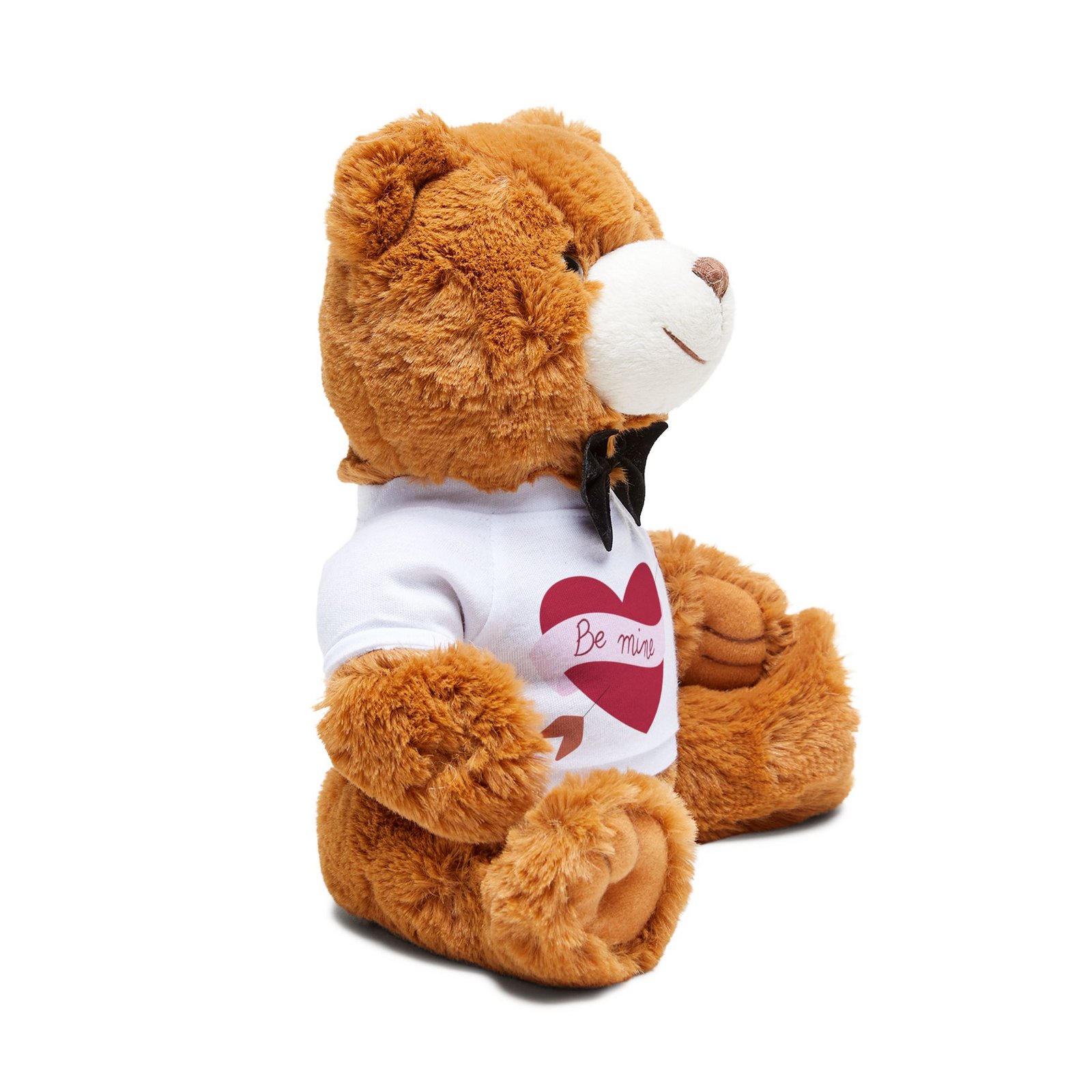 Romantic Teddy Bear with 'Be Mine' T-Shirt - Perfect Gift for Valentine's Day
