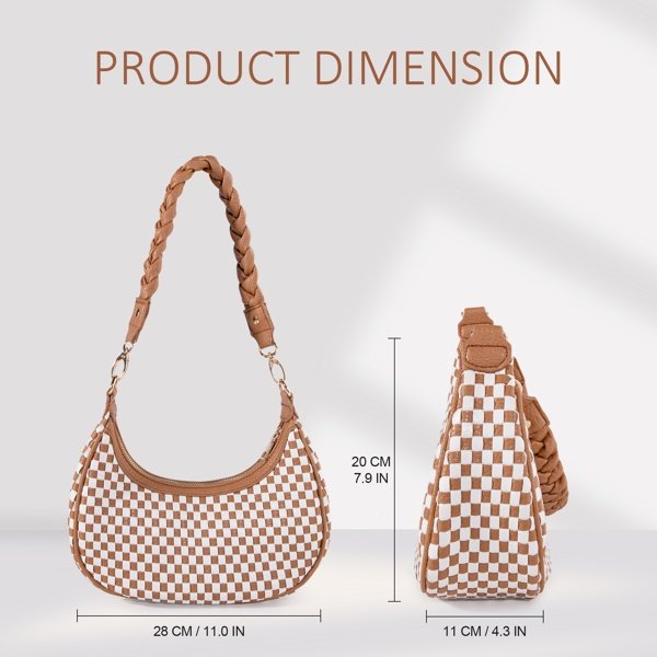 Women Woven Hobo Handbag For Women Fashion Vegan Leather Tote Bag For Women-Brown 5 119a9499 e948 4898 9972 80363e1c934a a e eca jpg