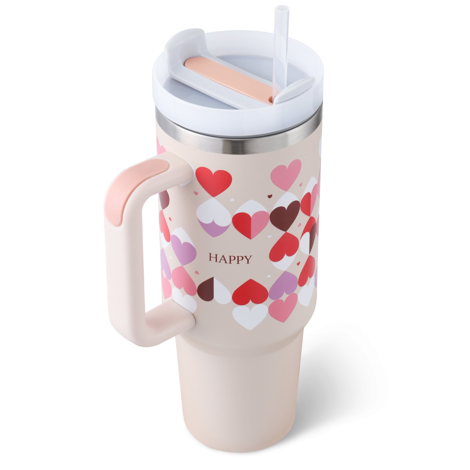 40 Oz Tumbler With Handle Straw Insulated, Stainless Steel Spill Proof Vacuum Coffee Cup Tumbler With Lid Tapered Mug Gifts For Valentine Lover Suitable For Car Gym Office Travel 17 21087b52 2755 4f7a 9342 3d2be75fa096 b fa dbefa jpg