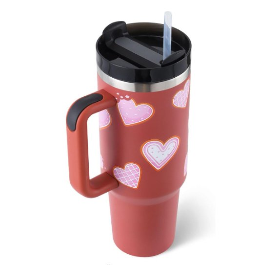 40 Oz Tumbler With Handle Straw Insulated, Stainless Steel Spill Proof Vacuum Coffee Cup Tumbler With Lid Tapered Mug Gifts For Valentine Lover Suitable For Car Gym Office Travel 9 557c66c5 9540 4509 a197 53e8f3b09ba7 cc a efbba jpg