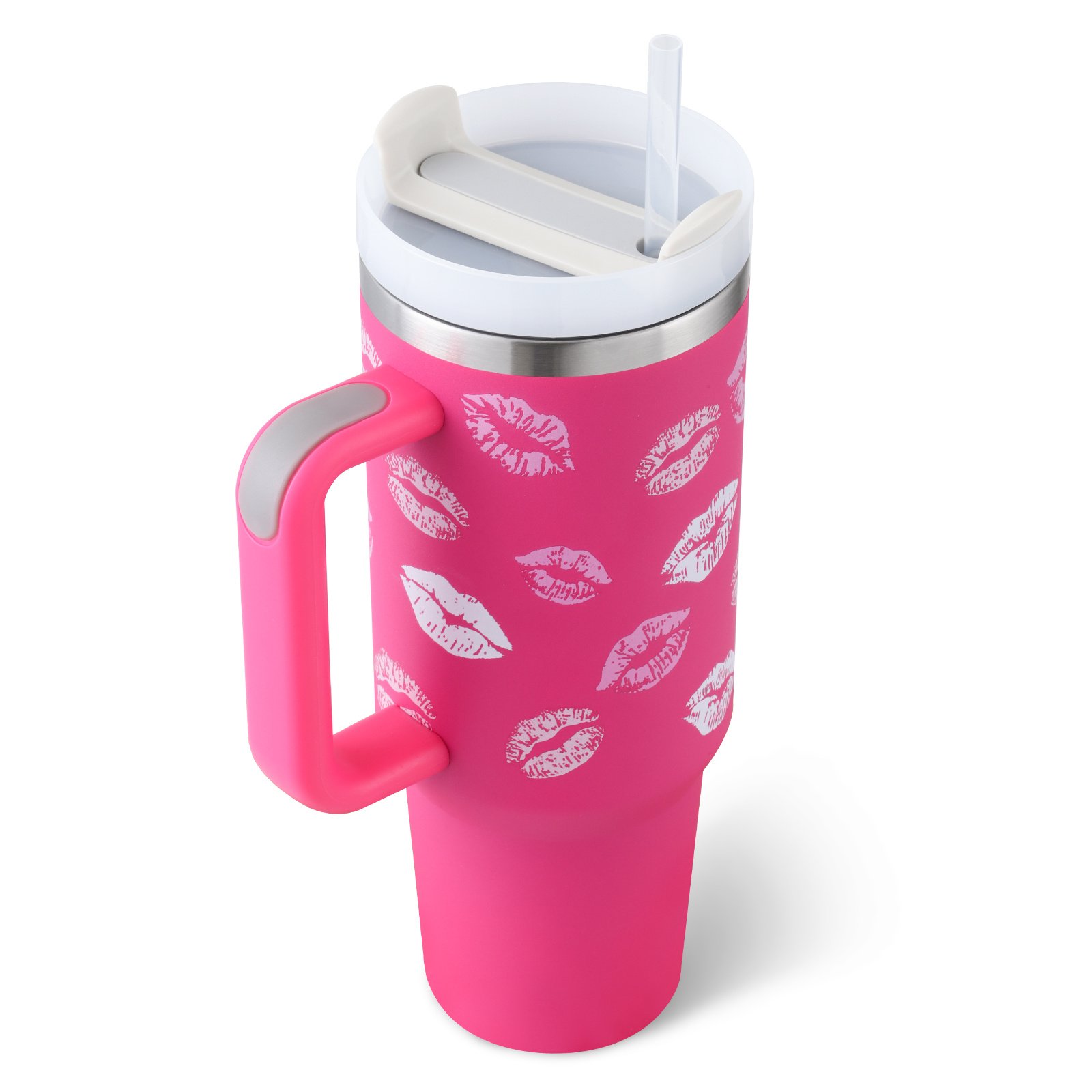 40 Oz Tumbler With Handle Straw Insulated, Stainless Steel Spill Proof Vacuum Coffee Cup Tumbler With Lid Tapered Mug Gifts For Valentine Lover Suitable For Car Gym Office Travel 15 7bfe5357 bfad 47bf a63c ee50e402940b bfe bfad bf ac eeeb jpg