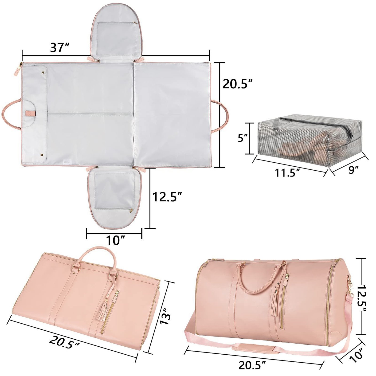 Large Capacity Travel Duffle Bag Women's Handbag Folding Suit Bag Waterproof Clothes Totes 15 9a34dd7b 9ee6 4d81 beec 18d6fb365afa addb ee d beec dfbafa jpeg